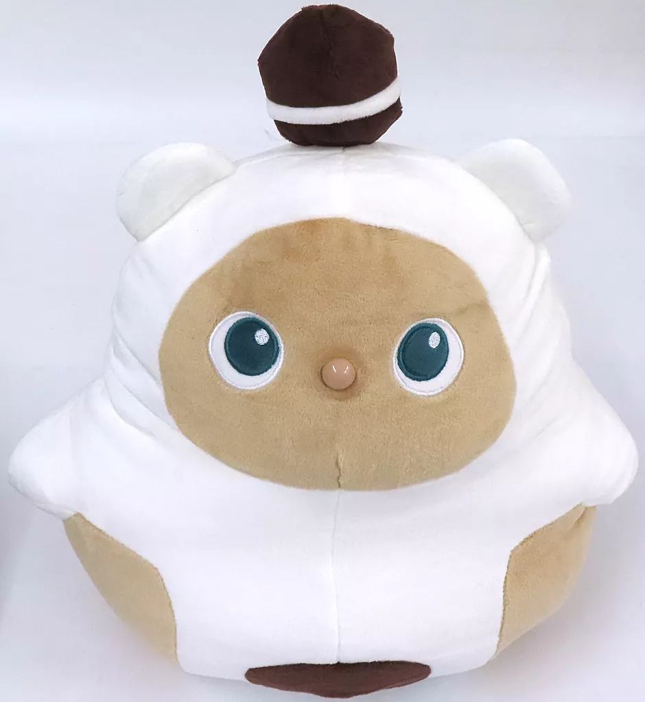 中古】ぬいぐるみ くまみみ(ホワイト) ふわころLOVOT3 BIG ぬいぐるみ