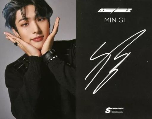 中古】コレクションカード(男性) ATEEZ/ミンギ(Mingi)/裏面黒・印刷