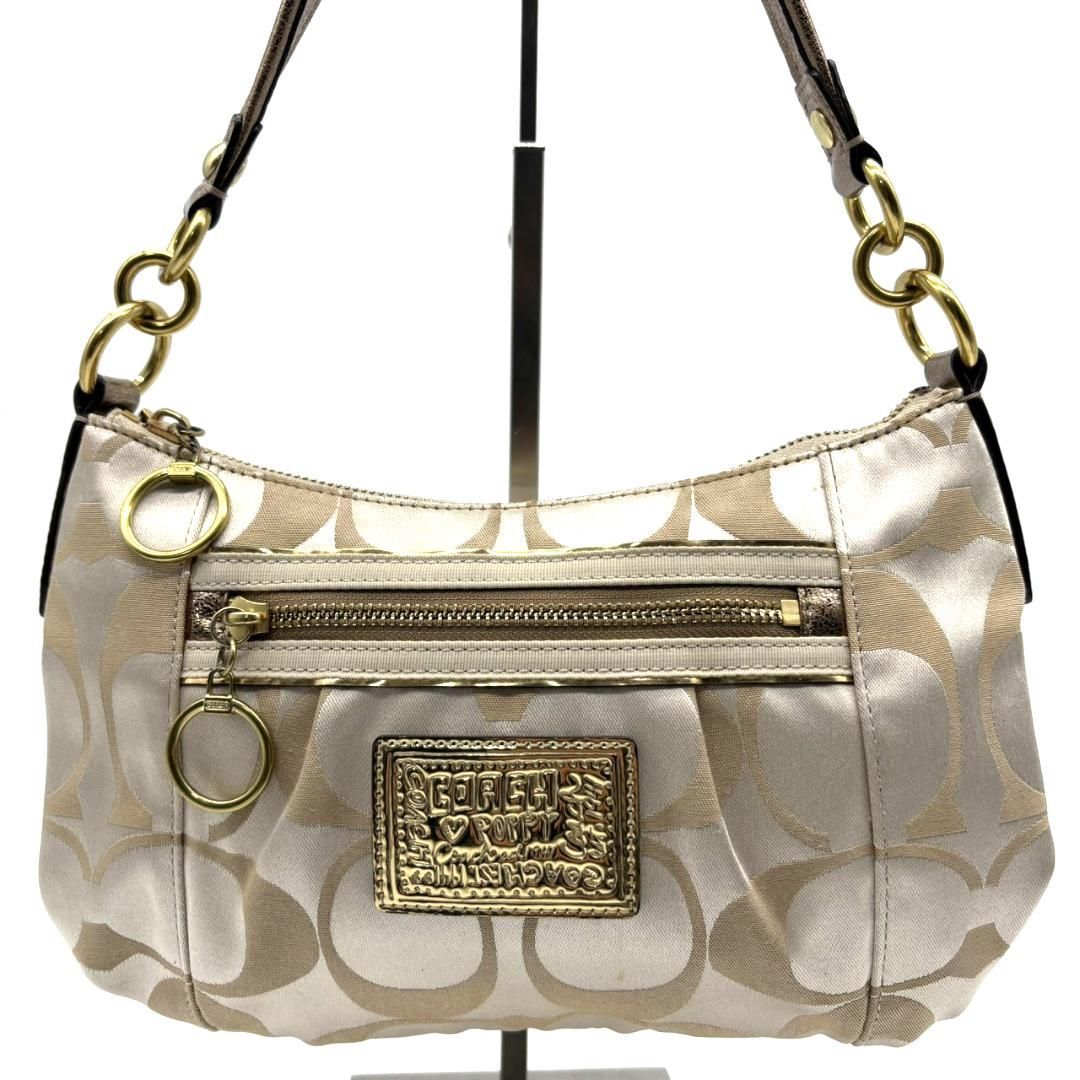 COACH コーチ ポピー ショルダーバッグ 2WAY アクセサリーポーチ