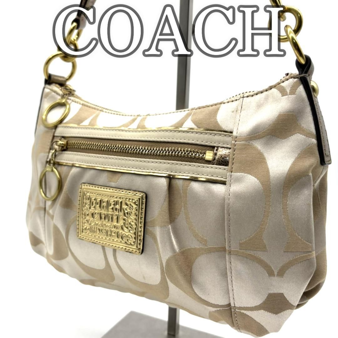 COACH コーチ ポピー ショルダーバッグ 2WAY アクセサリーポーチ