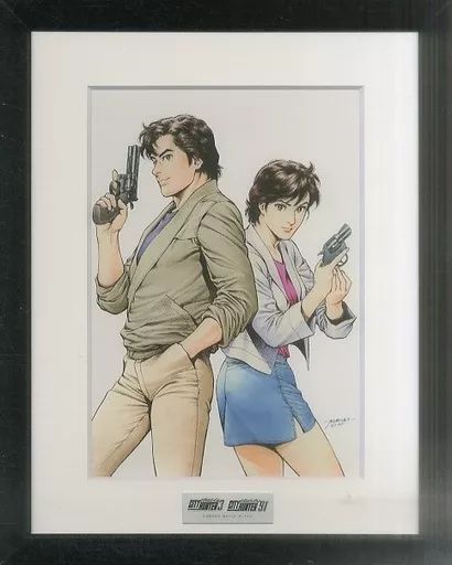 原画イラストボード 付属品付 CITY HUNTER 3＆’91 Blu-ray Disc BOX 特典キャラファイングラフ
