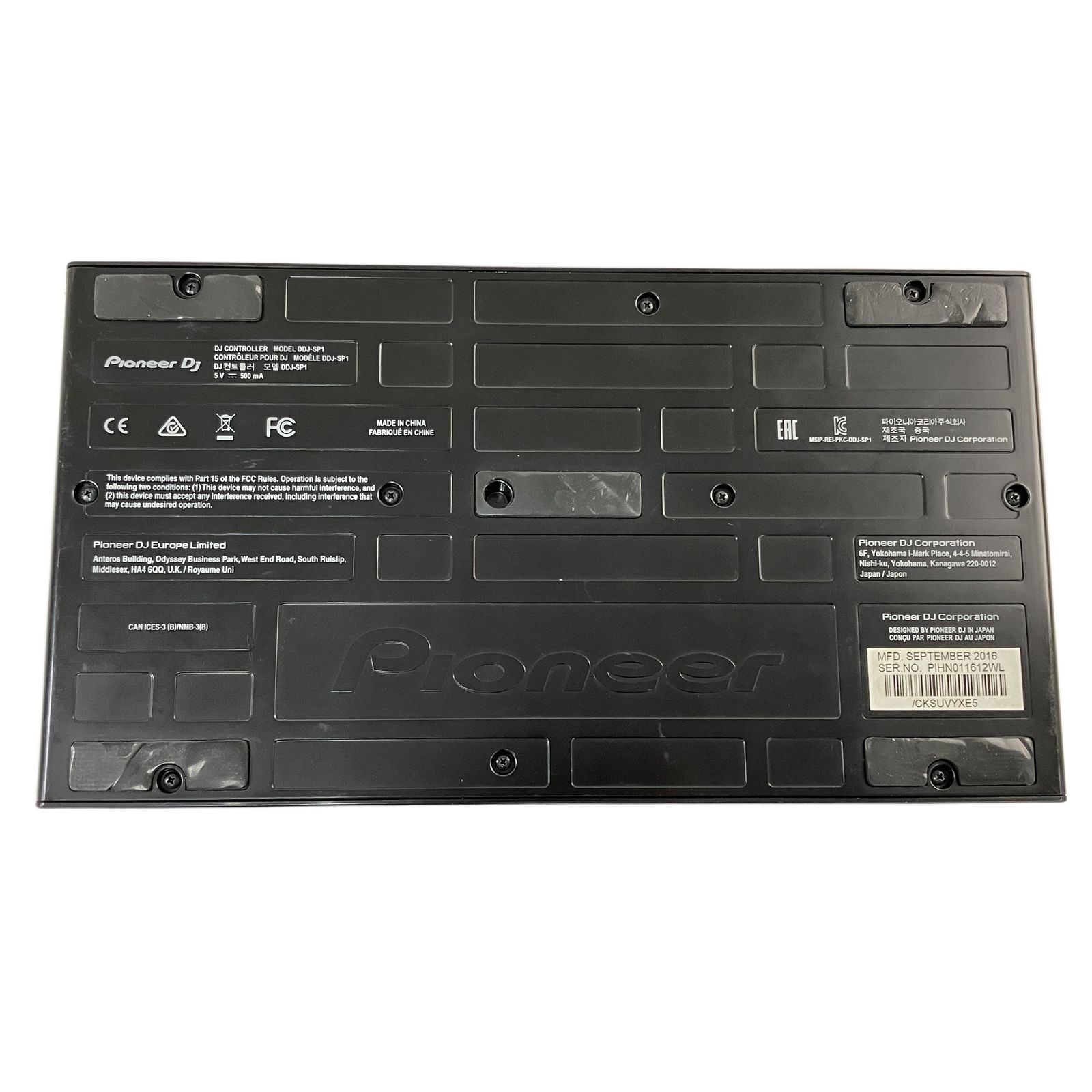 Pioneer DDJ-SP1 DJ コントローラー 2016年製 音響機材 パイオニア