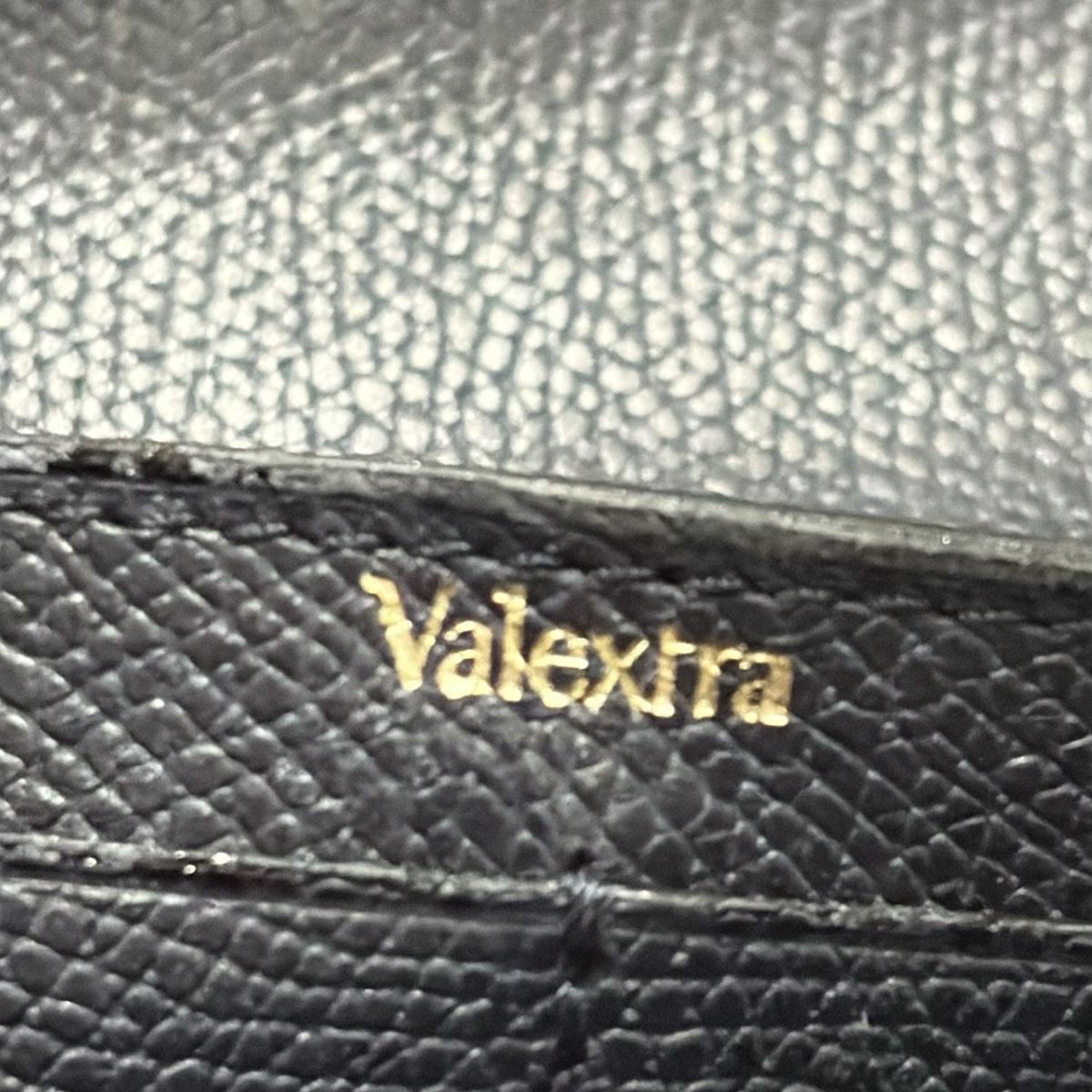 Valextra(ヴァレクストラ) 長財布 - ネイビー レザー - メルカリ