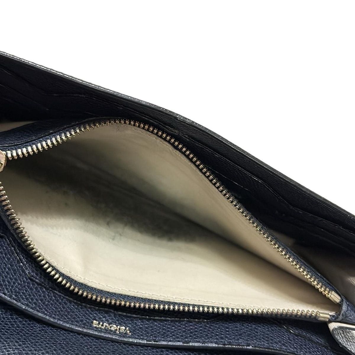 Valextra(ヴァレクストラ) 長財布 - ネイビー レザー - メルカリ