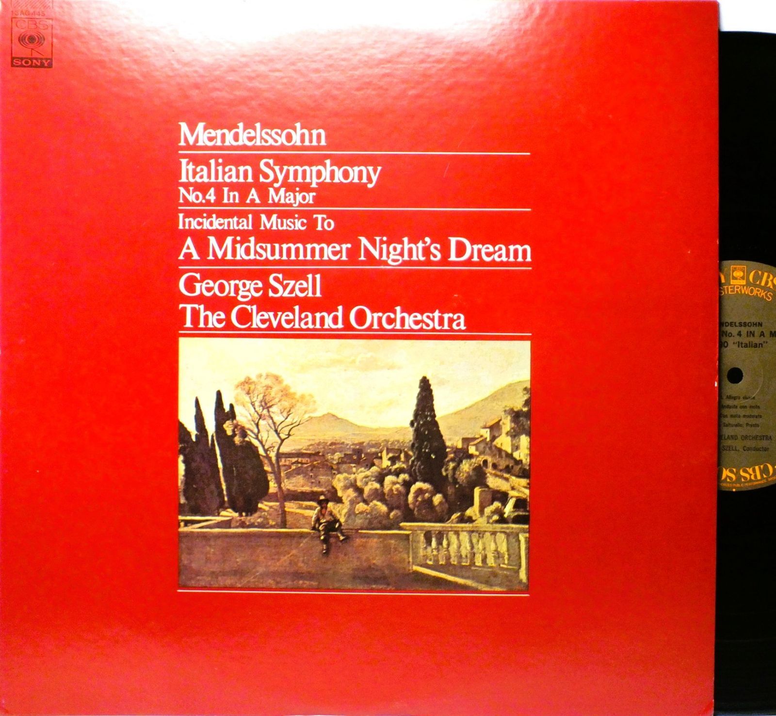 LP 13AC-445 ジョージ・セル SZELL メンデルスゾーン 交響曲 イタリア