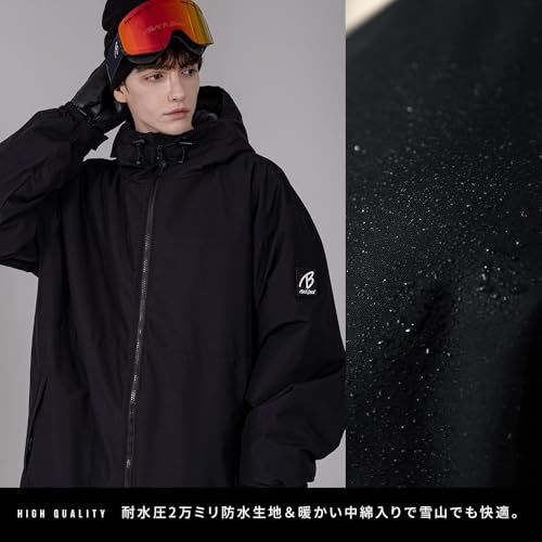 ＢＬＡＣＫ ＳＮＯＷ 佐藤大樹 スノボウェア メンズ ジャケット スノーボードウェア ブラックスノー オーバーサイズ スキーウェア c 13264 3