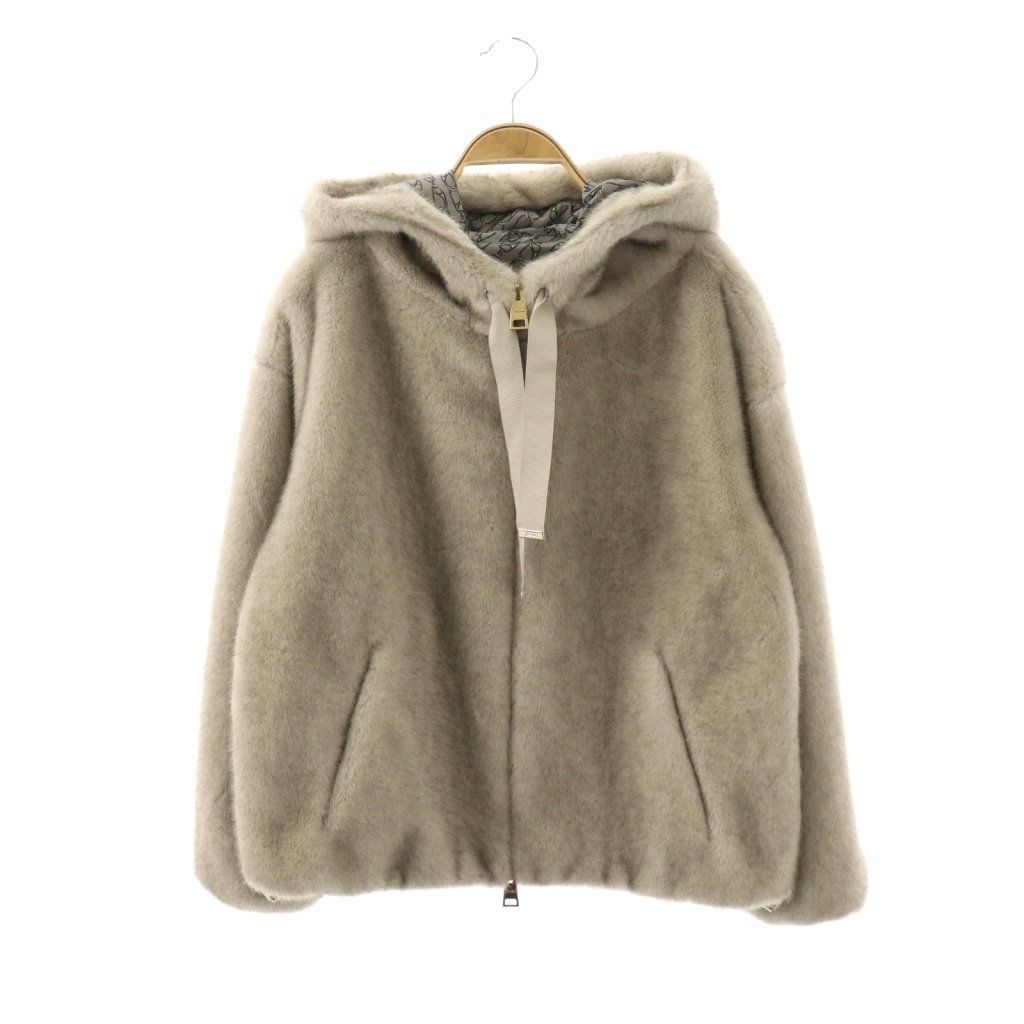 ヘルノ HERNO 25AW GI000318D-12739 エコファーブルゾン ジャケット ジップアップ 38 グレー /NR OS - メルカリ