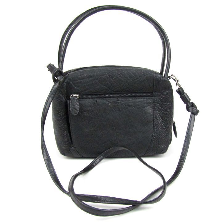 オーストリッチ ショルダーバッグ 2way ハンドバッグ 本革 レザー 鞄