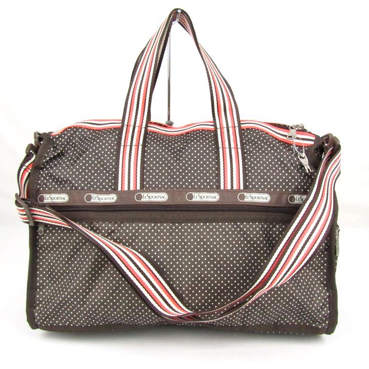 レスポートサック ボストンバッグ ドット柄 2way 旅行バッグ 鞄 カバン