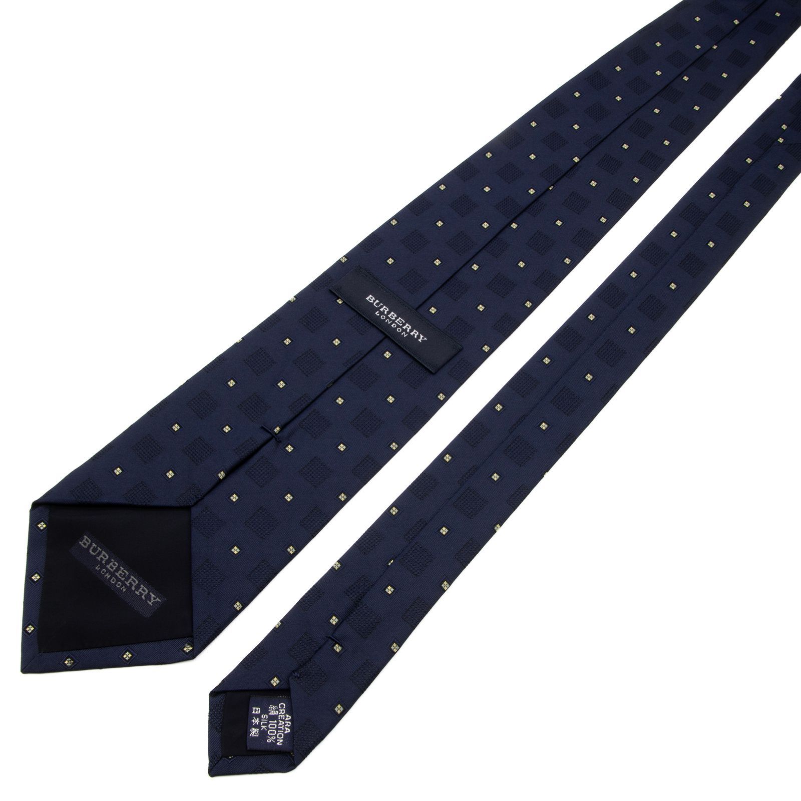 新品同様 送料無料 バーバリー ネクタイ ワイドタイ ジャガードタイ