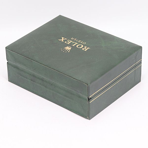 良品 ロレックス オイスター 空箱 グリーンカラー 腕時計用 メンズ