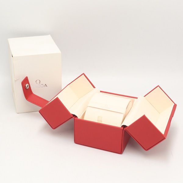 箱付 良品 オメガ 空箱/BOX/ケース レッド メンズ/レディース腕時計用