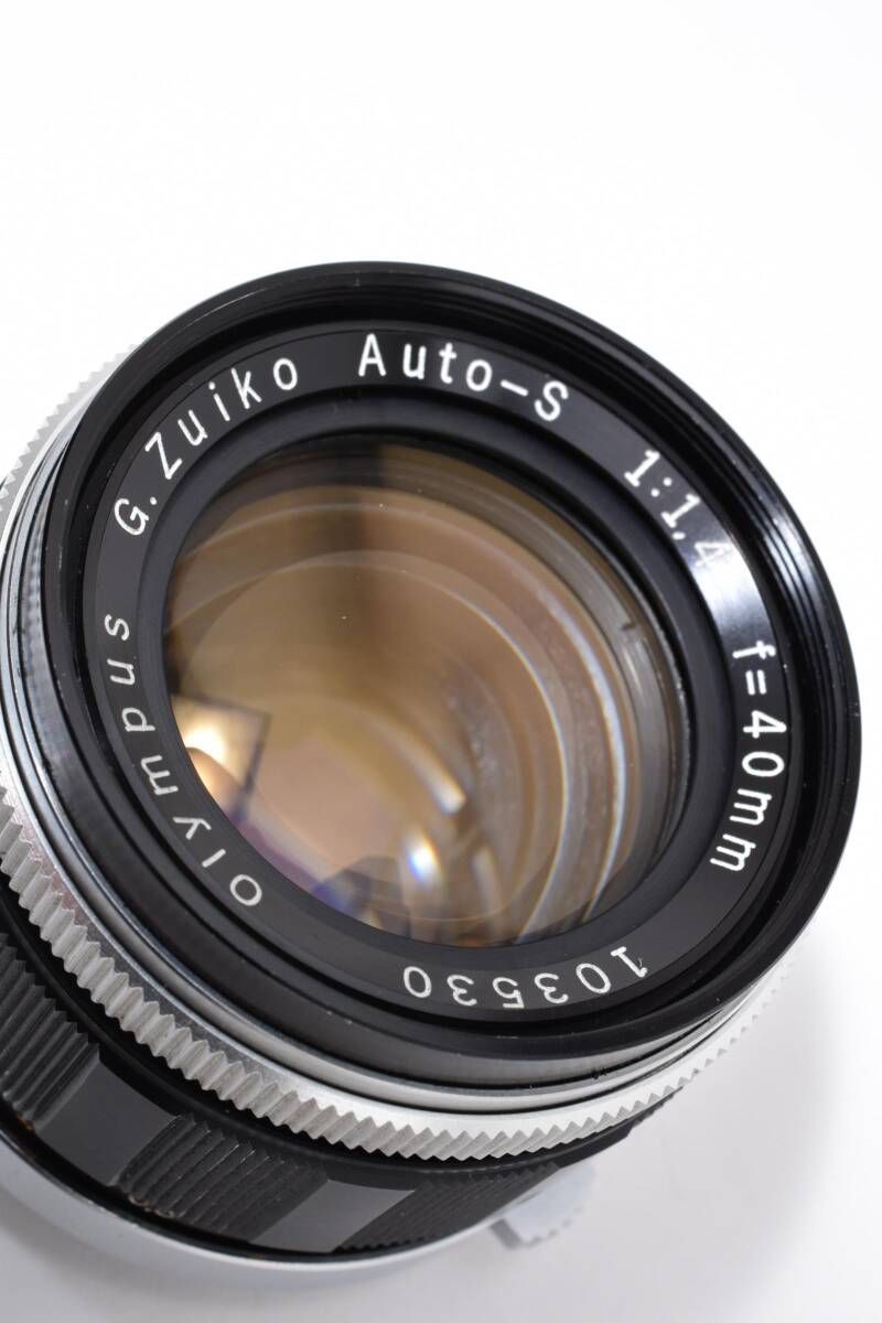 ☆オリンパス G.Zuiko Auto-S 40mm F1.4 OLYMPUS ペンF用 マクロレンズ