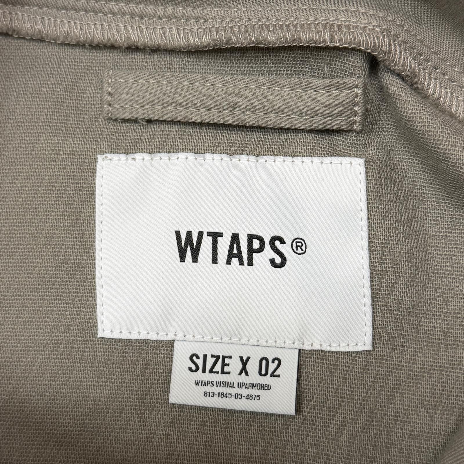 未使用 WTAPS 25AW CHAMBER / LS / COTTON. TWILL プルオーバーシャツ