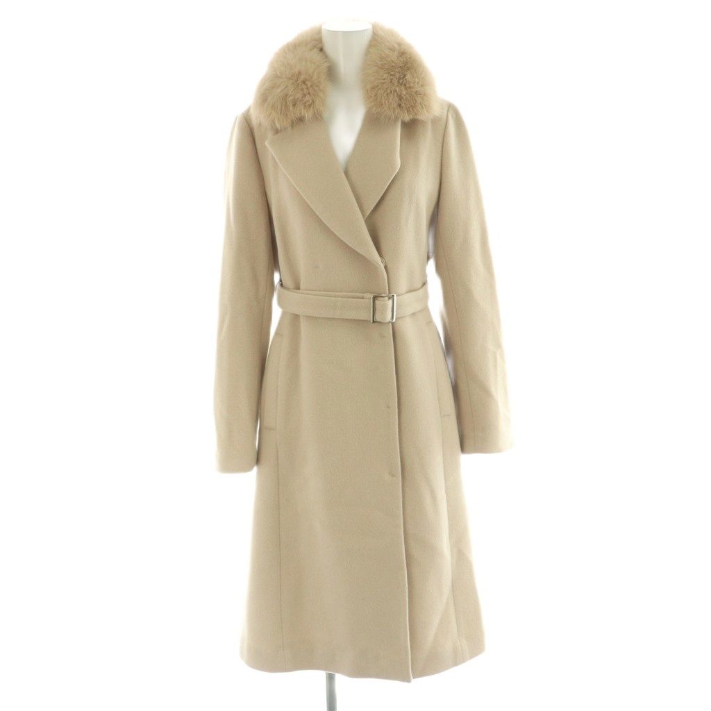 アプワイザーリッシェ Apuweiser-riche ベルト付フレアコート ウール 1