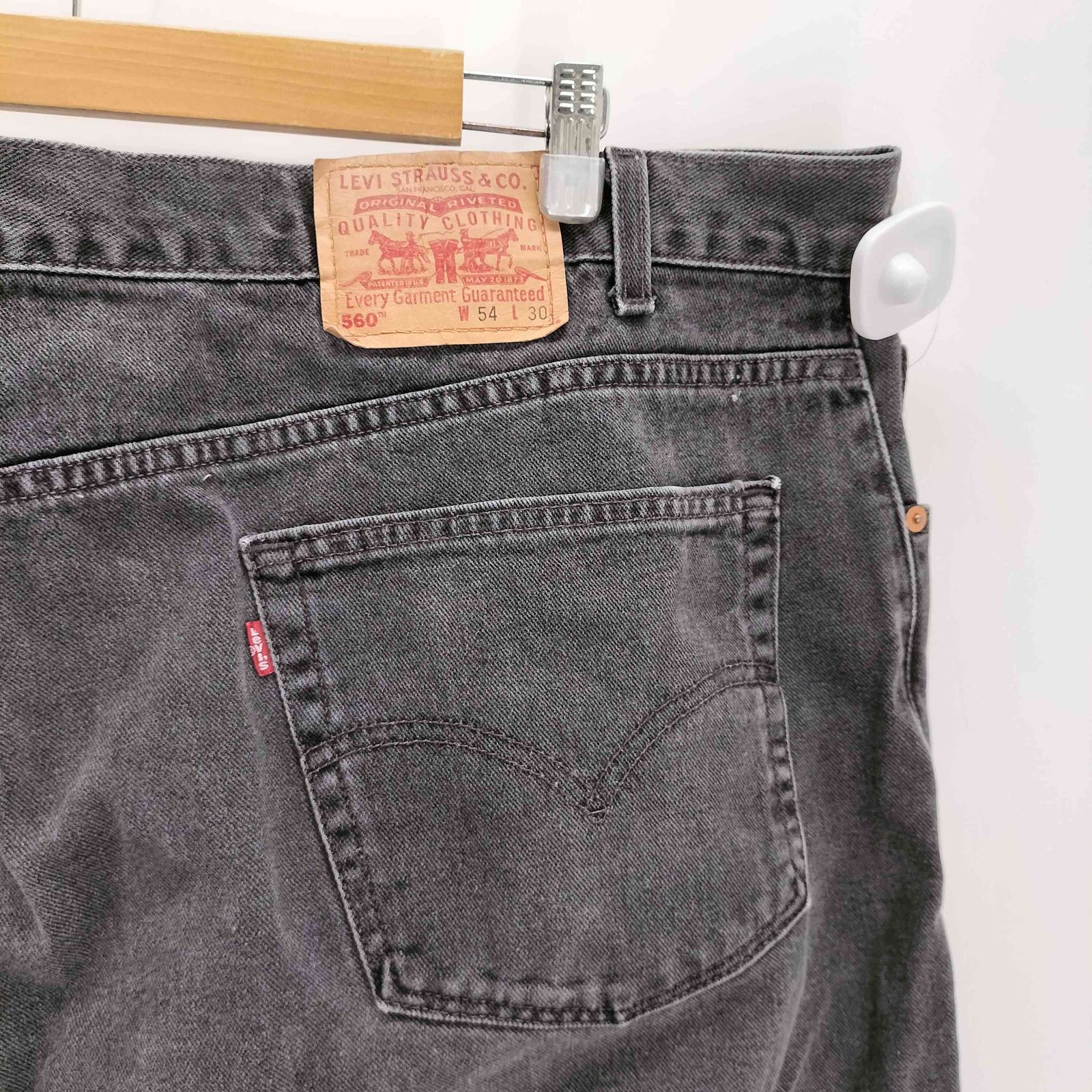 リーバイス Levis 00S MADE IN USA 560 ブラックデニムパンツ ボタン裏