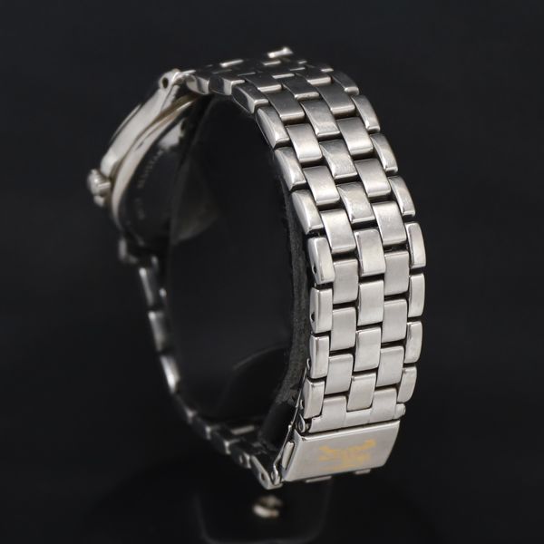 QZ バーバリー A114-H07383 ネイビー文字盤 デイト レディース腕時計