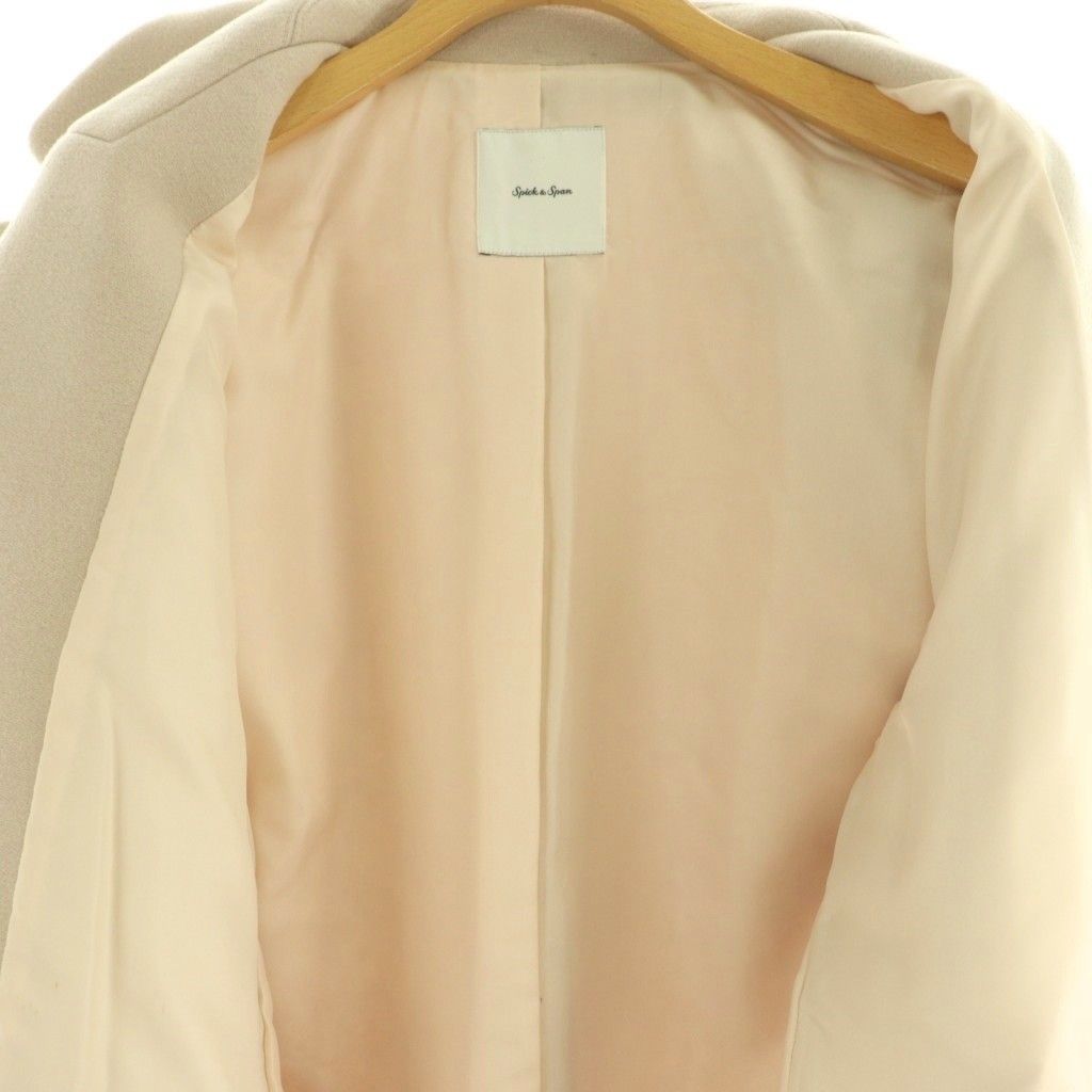 スピック&スパン Spick&Span W二重織りメルトンコート チェスター