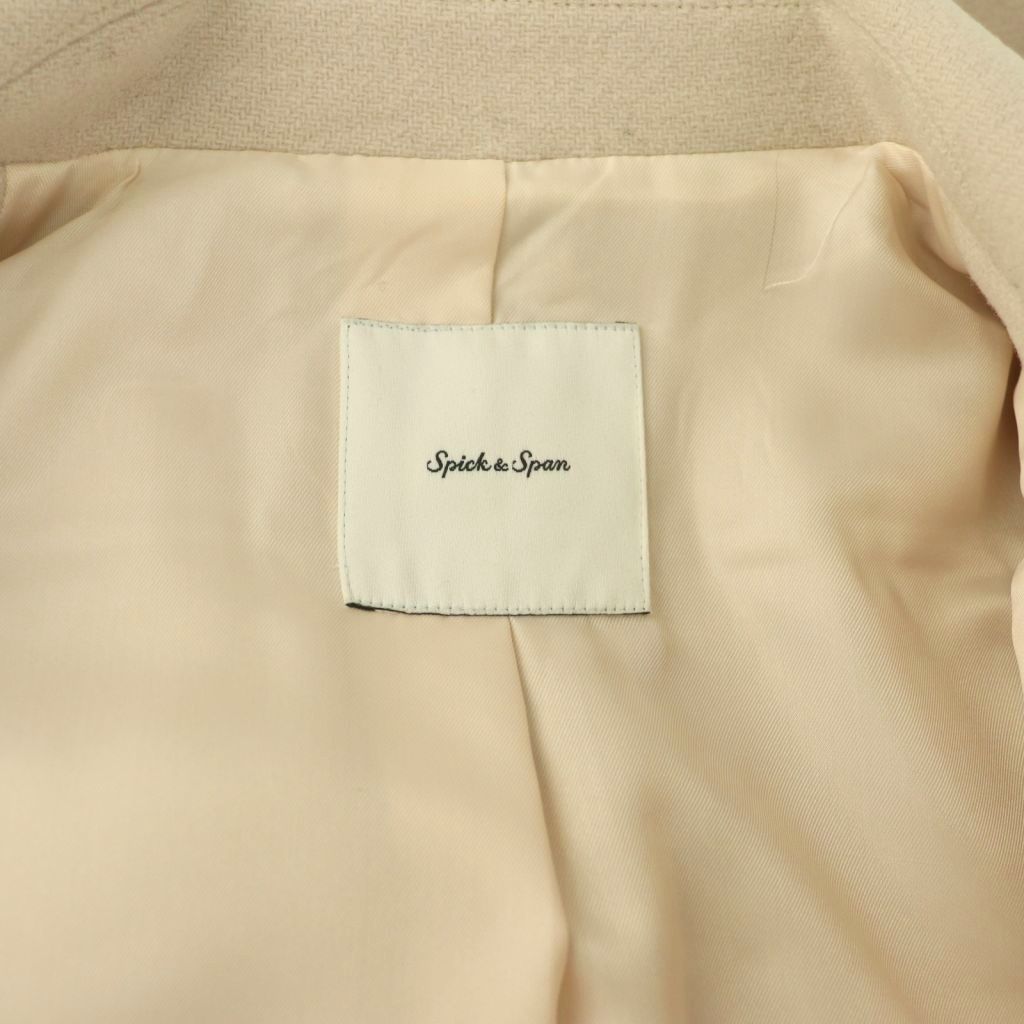 スピック&スパン Spick&Span W二重織りメルトンコート チェスター