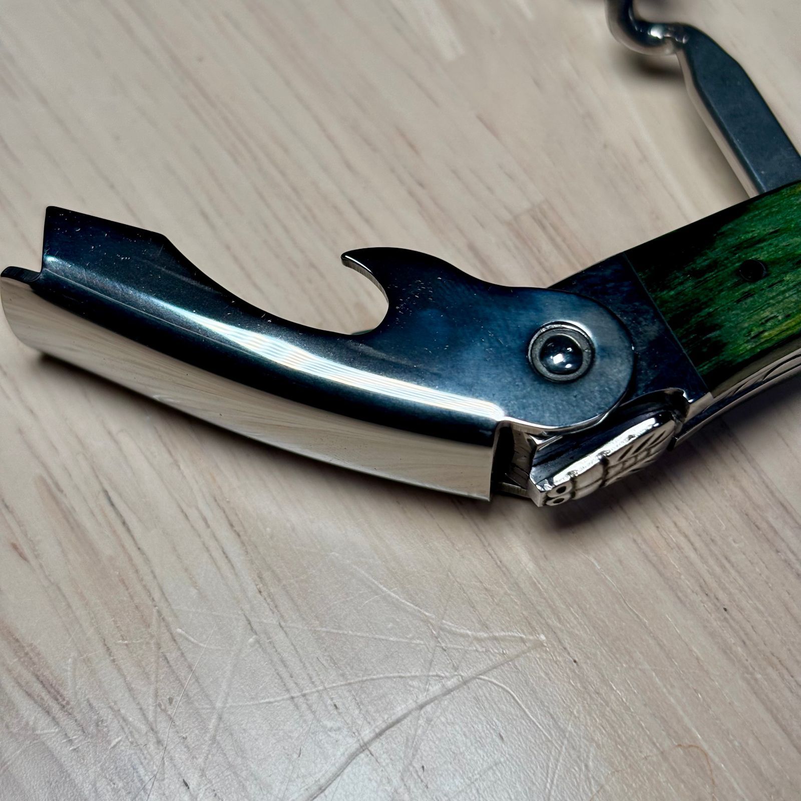 特価品】シャトーラギオール ソムリエナイフ スタミナウッド グリーン