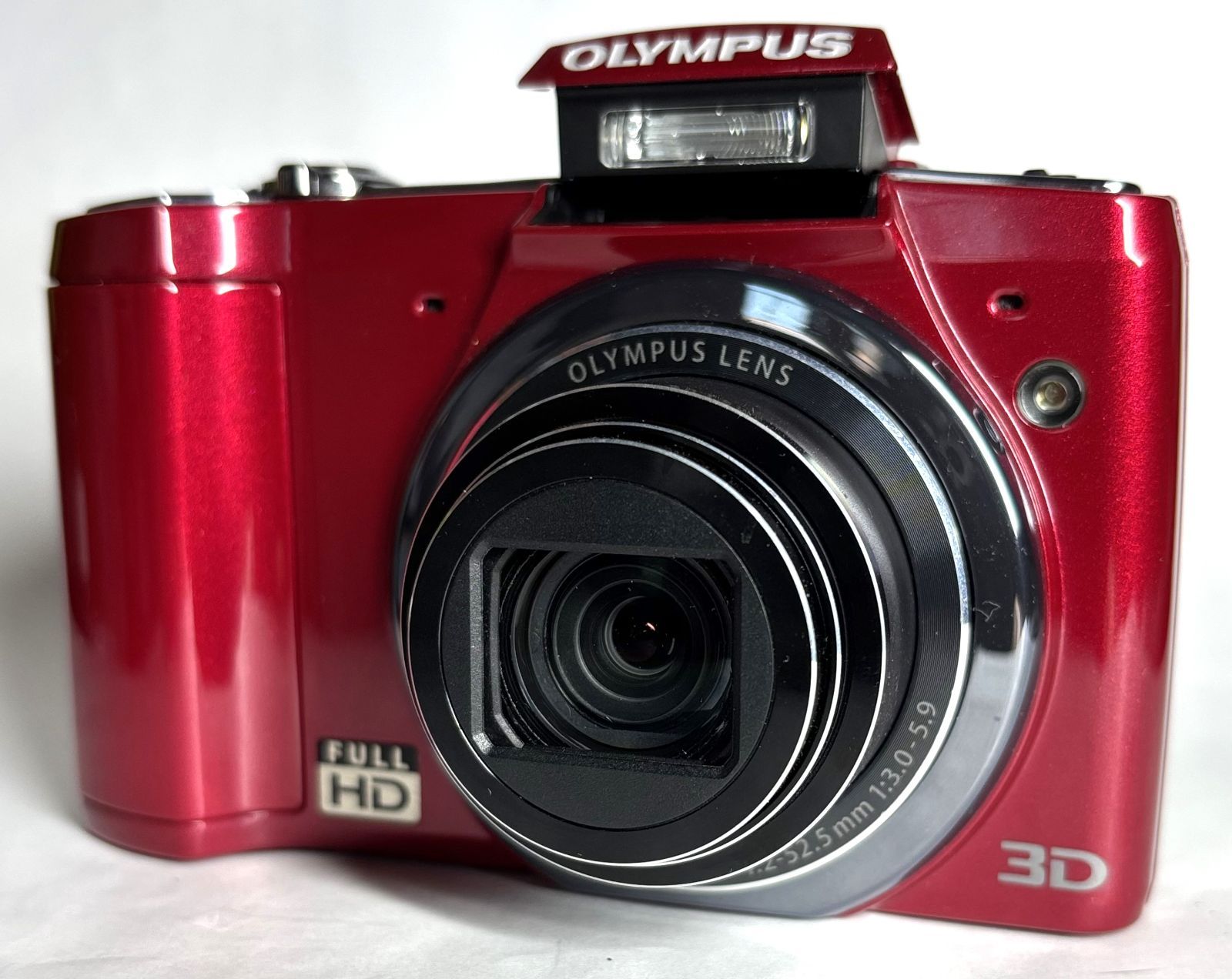 Olympus SZ-20 16MP 12.5x HD デジタルカメラ 極美品 Red 基本動作確認