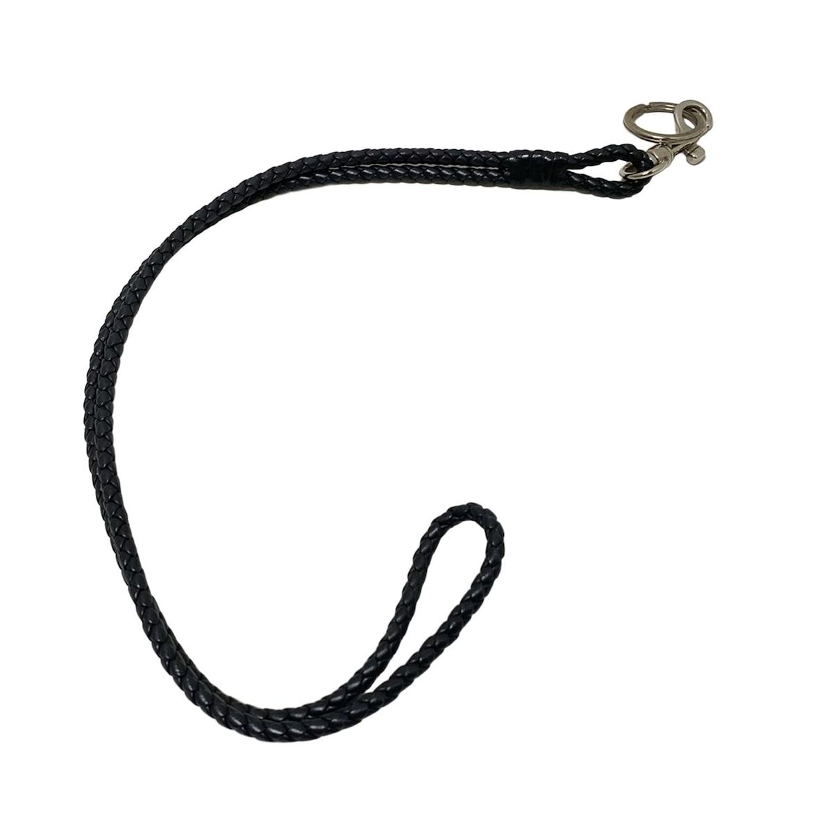 BOTTEGA VENETA(ボッテガヴェネタ) ストラップ美品 - 黒×シルバー