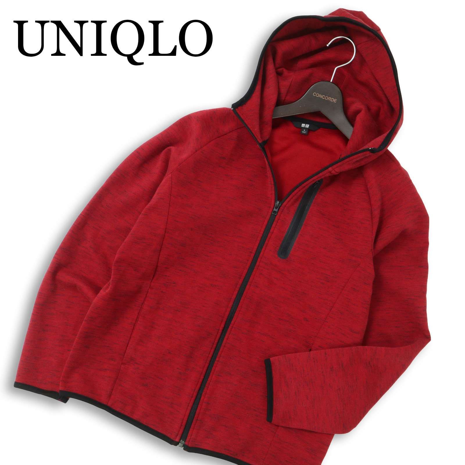 UNIQLO ユニクロ 通年☆ ドライ ストレッチ ジップ スウェット パーカ