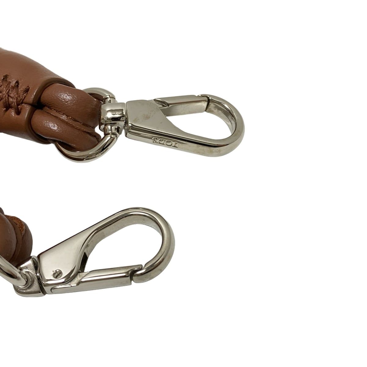 TOD'S(トッズ) ショルダーストラップ美品 - ダークブラウン×ブラウン