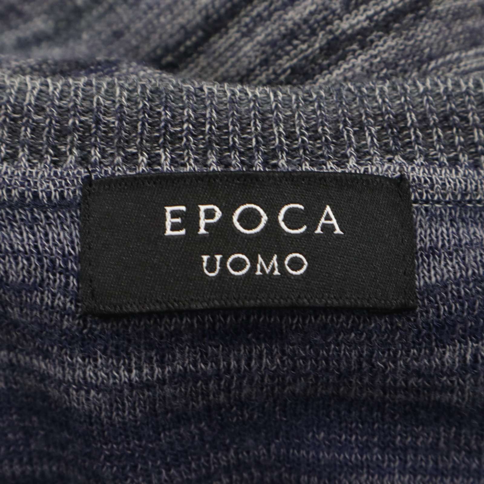 EPOCA UOMO エポカ ウォモ ウール100％☆ グラデーション ボーダー V 