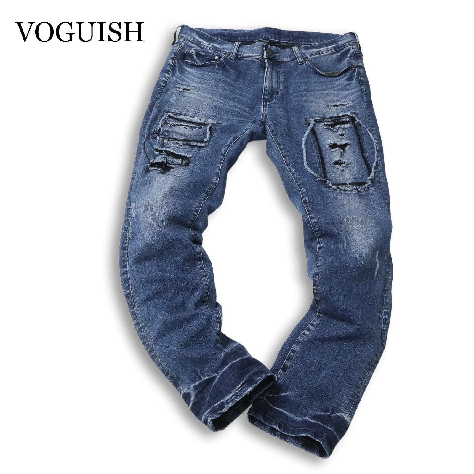 VOGUISH ヴォーギッシュ ルパート ダメージ&リペア加工☆ ストレッチ 