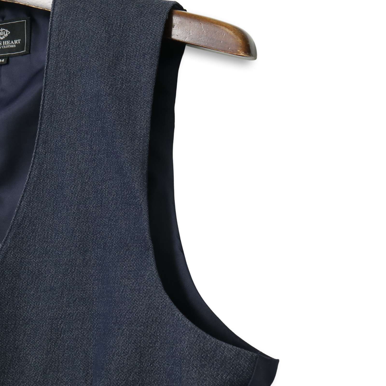 BEAMS HEART ビームス ハート 通年☆ 切替 ベスト ジレ Sz.44 メンズ 