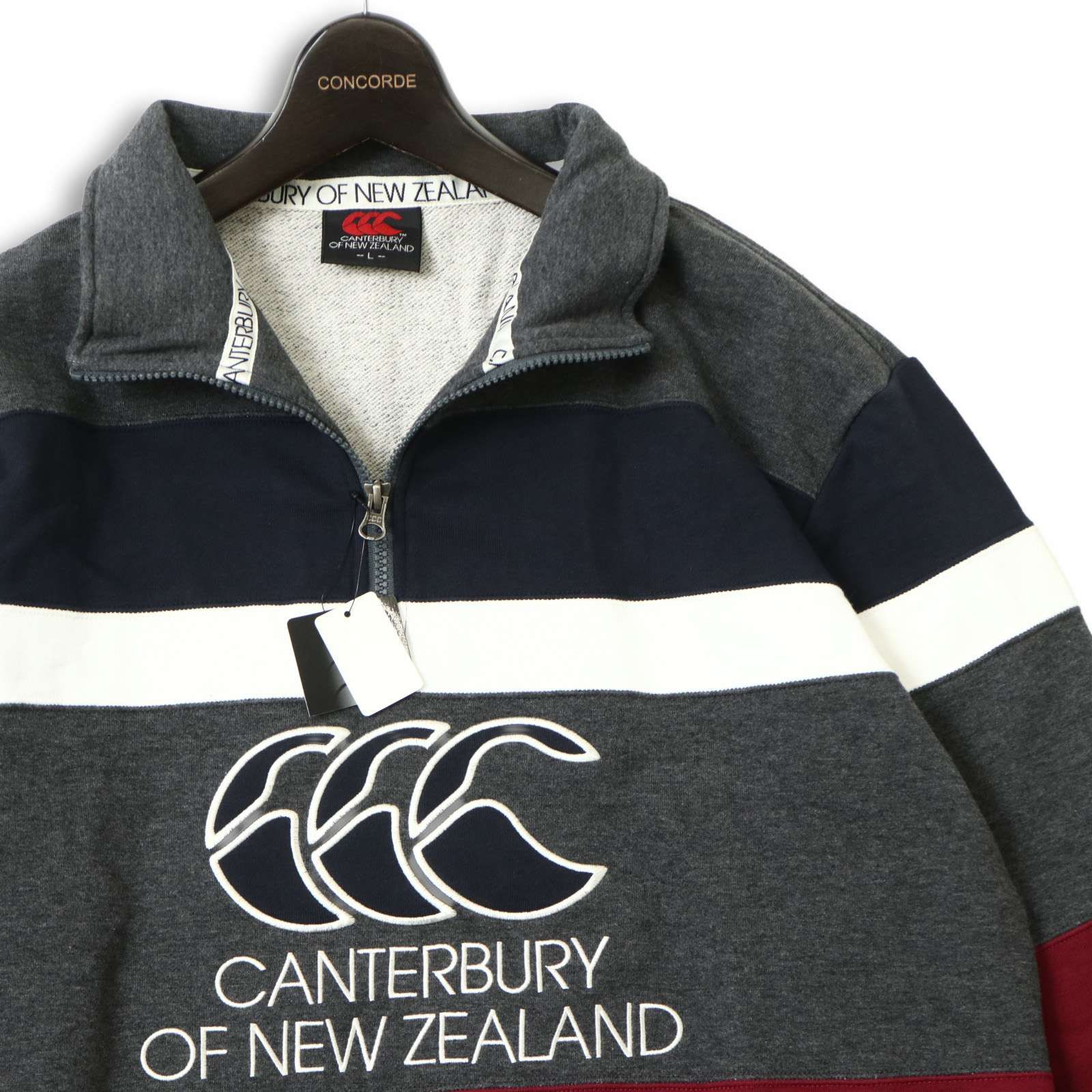 Canterbury カンタベリー　ジップアップトレーナー　トップス　新品未使用 新品 未使用】 CANTERBURY カンタベリー ラグビー スウェット