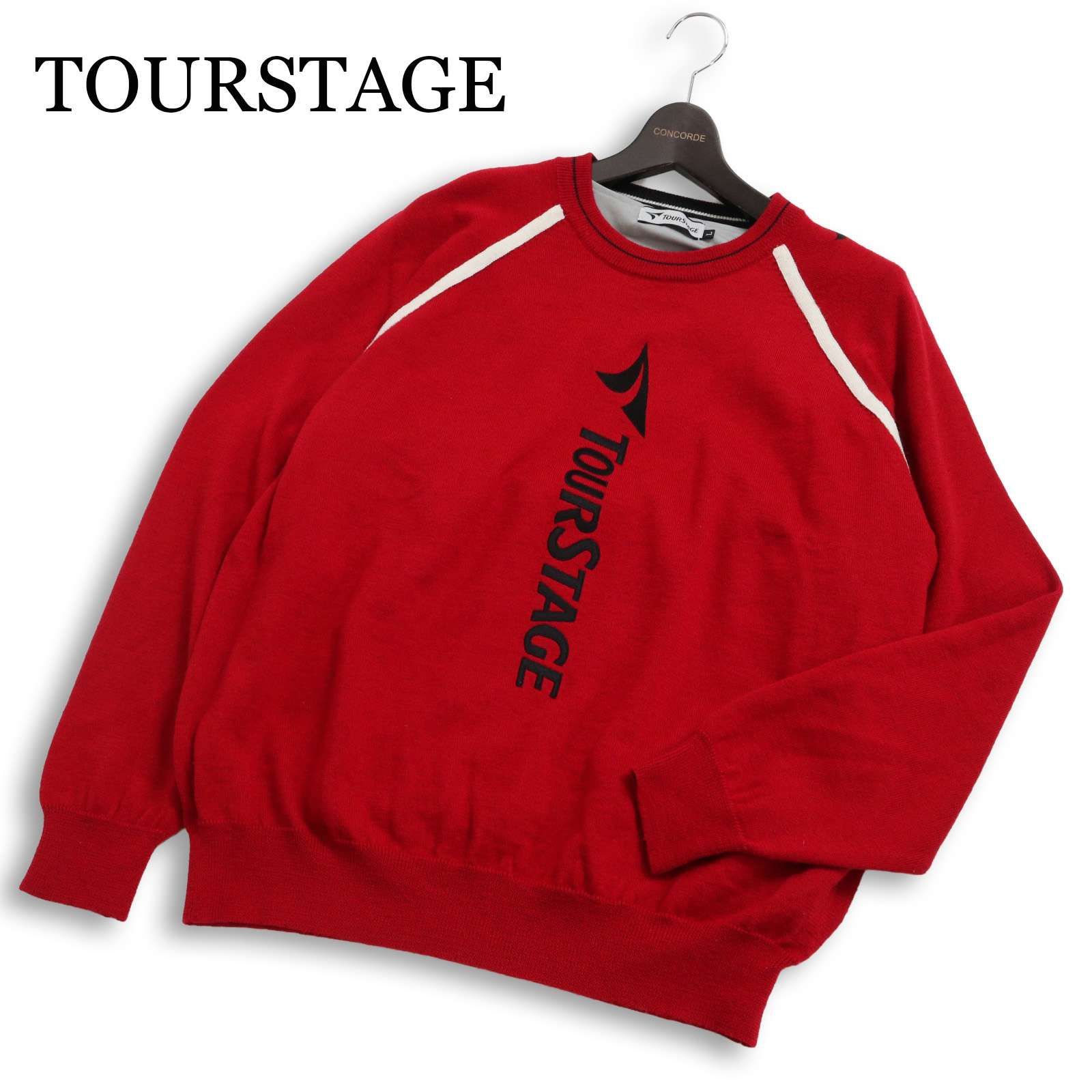 TOURSTAGE ゴルフウェア　セーター TOURSTAGE ツアーステージ ゴルフ X-SERIES☆ 裏地付き 秋冬 ロゴ