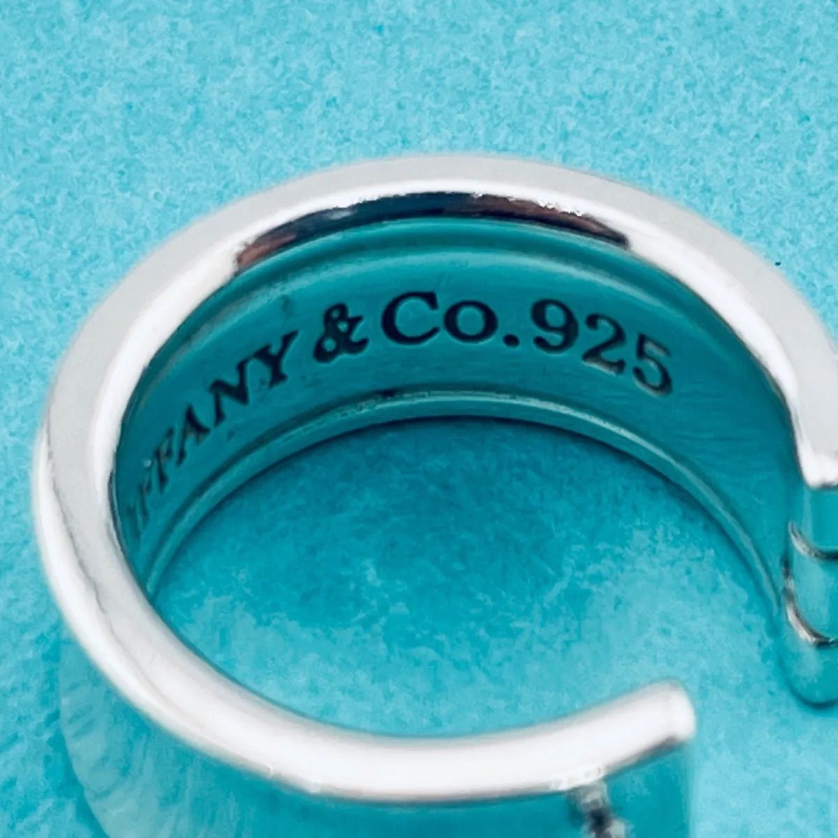 a205 希少 Tiffany&Co. ティファニー 1837 ワイド ナロー フープ