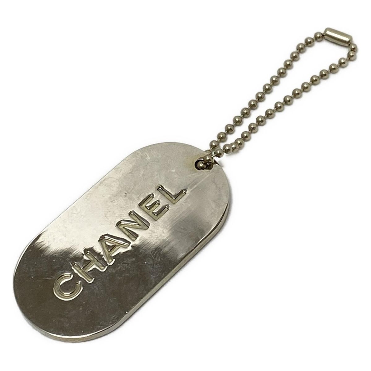 CHANEL(シャネル) キーホルダー(チャーム) - シルバー×イエロー