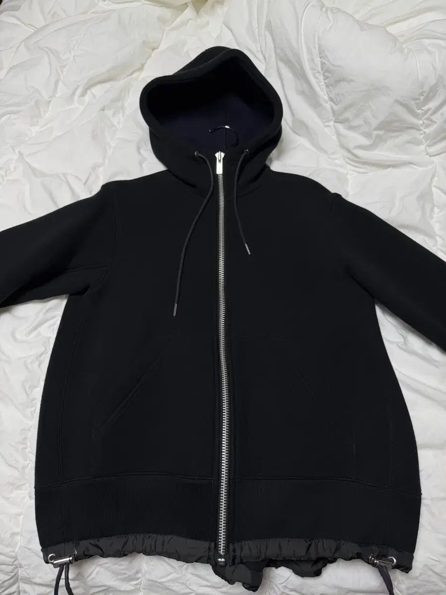 sacai ニットセーター ジップアップ フード - メルカリ