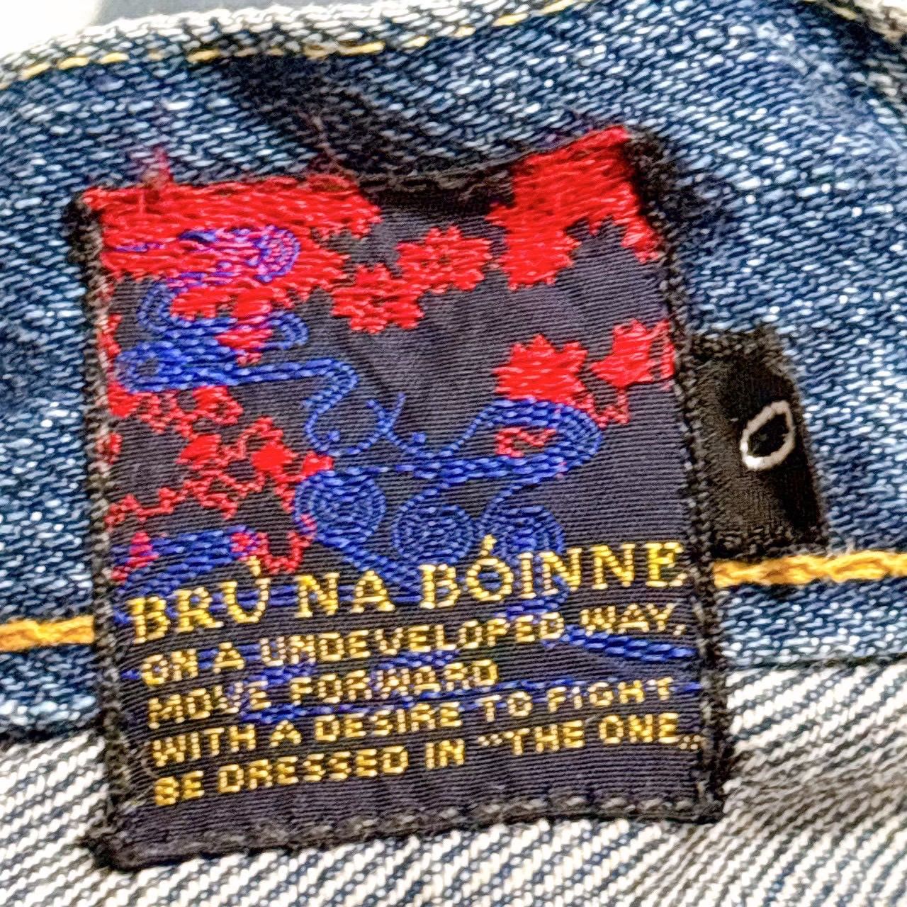 BRU NA BOINNE ブルーナボイン ハッピーデニム 刺繍デザイン デニム