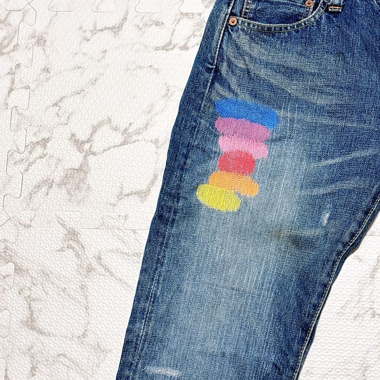 ブルーナボイン ハッピーデニム BRU NA BOINNE ブルーナボイン ハッピーデニム 刺繍デザイン デニム