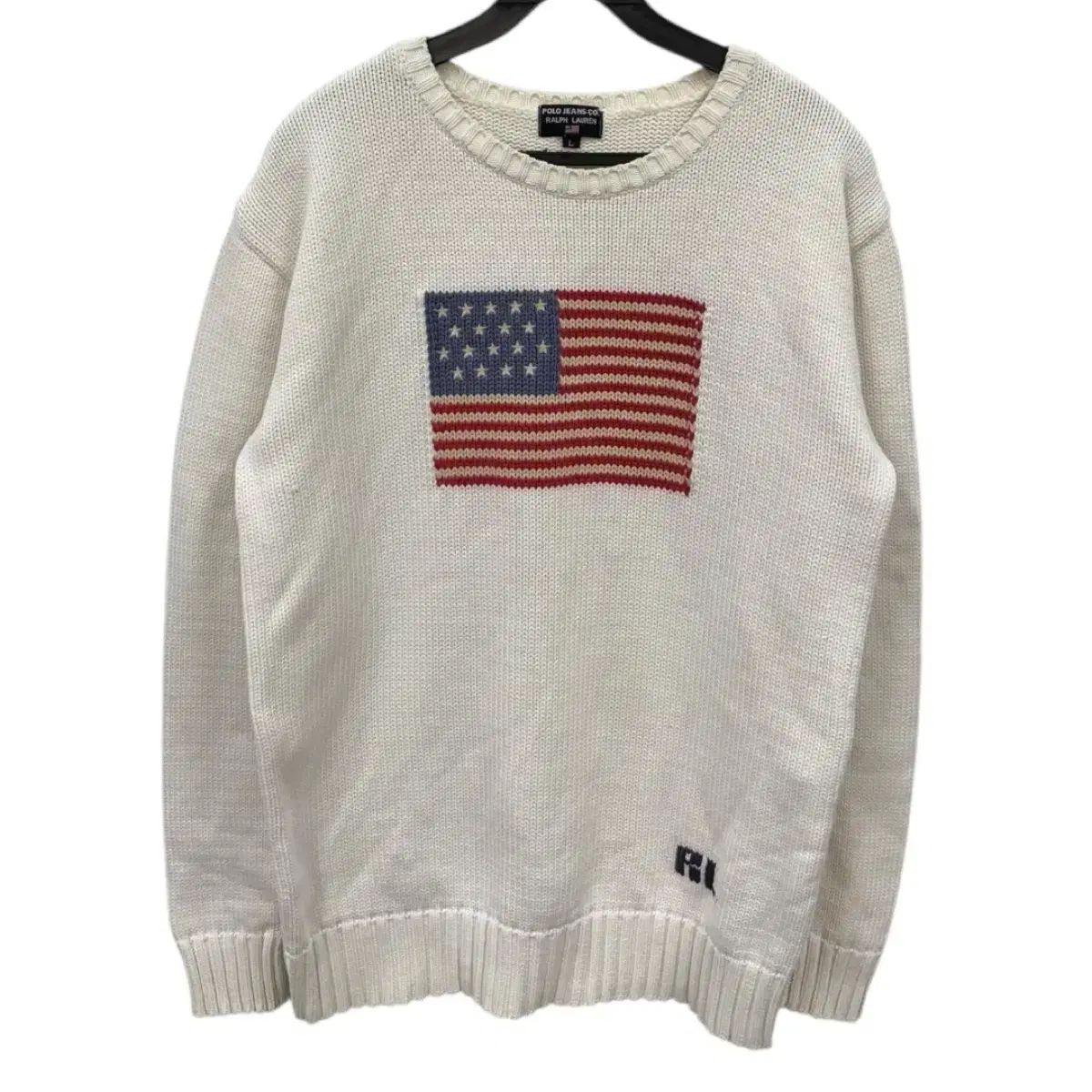 【激レア】ポロラルフローレン ポロジーンズ 星条旗 ニット M ポロラルフローレン ジーンズ 星条旗 ウール ニットm - メルカリ