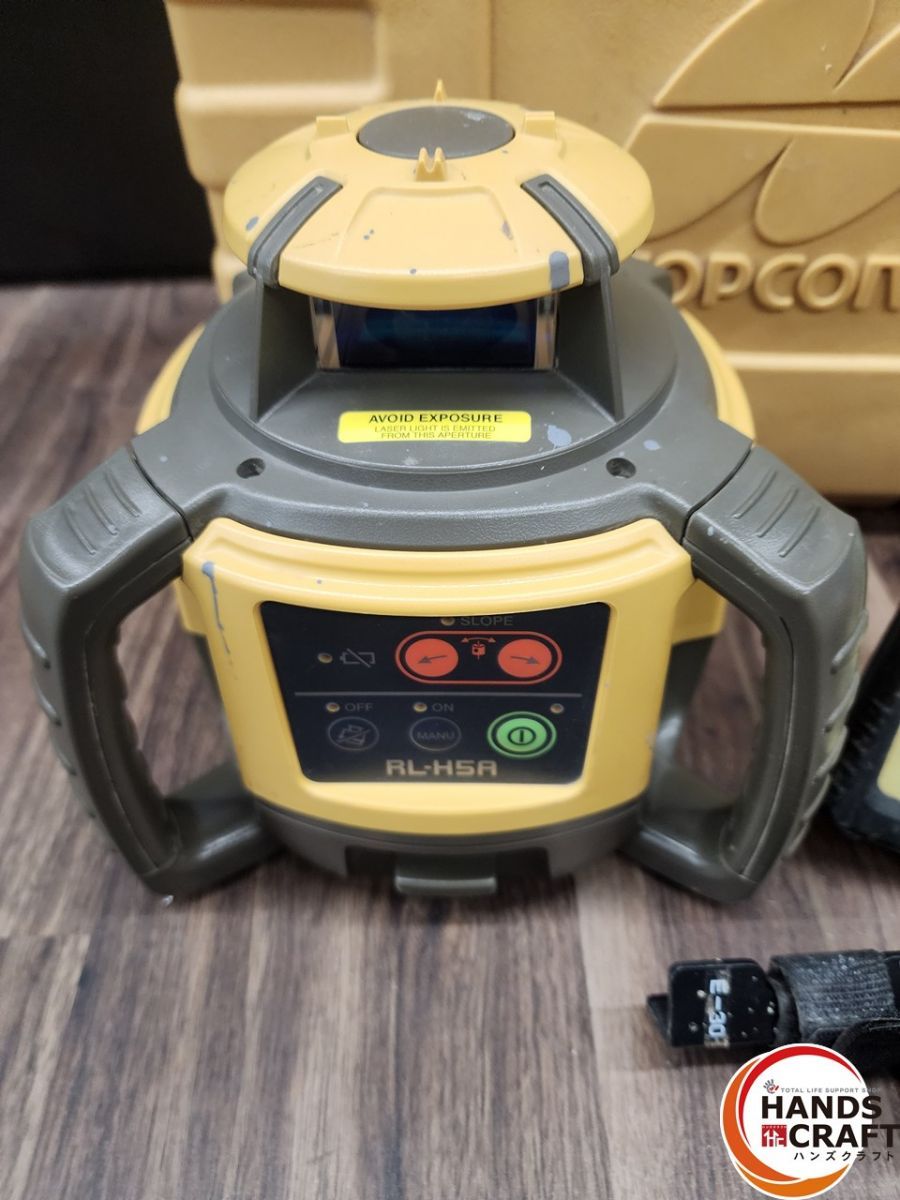 ♭ 未校正 トプコン 回転レーザー RL-H 5 A 受光器LS-100 D付き 熊