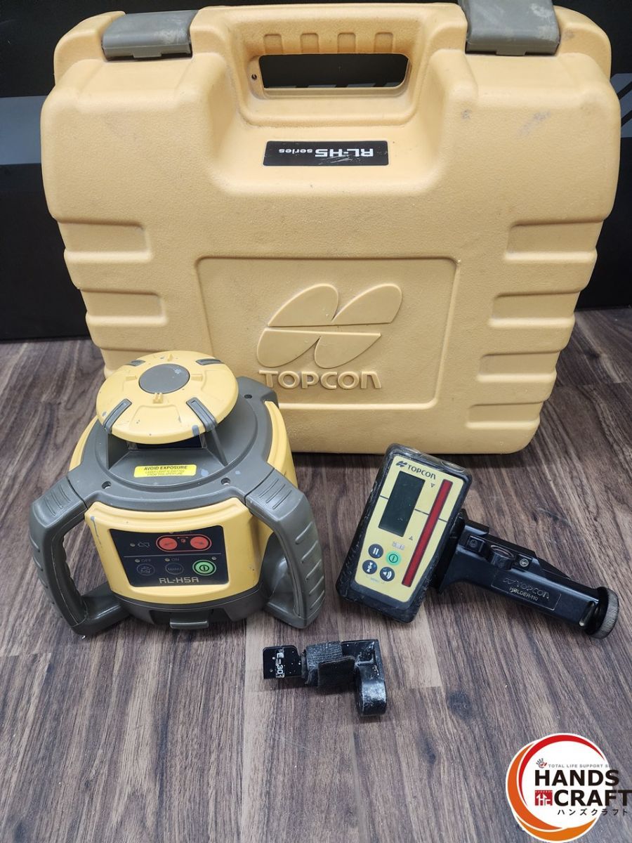 ♭ 未校正 トプコン 回転レーザー RL-H 5 A 受光器LS-100 D付き 熊