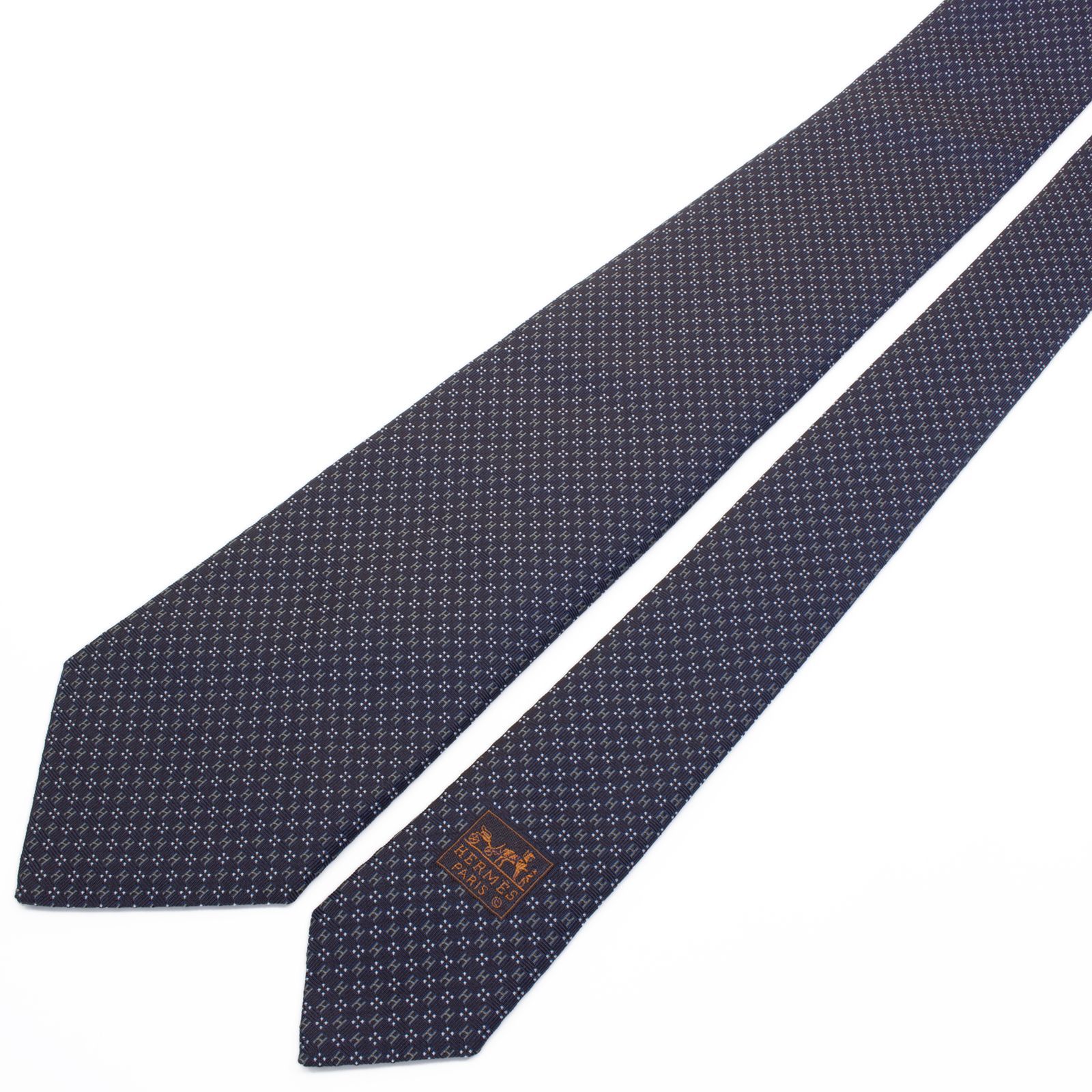新品 送料無料 エルメス ネクタイ レギュラータイ ジャガードタイ