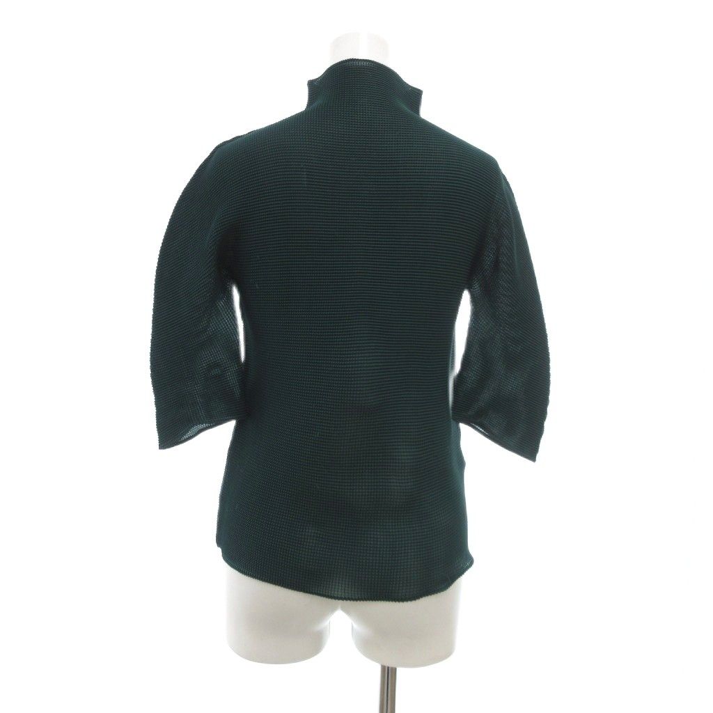 me by ISSEY MIYAKE ボトルネック ボックスプリーツカットソー ミーイッセイミヤケ me ISSEY MIYAKE プリーツ カットソー ボトル