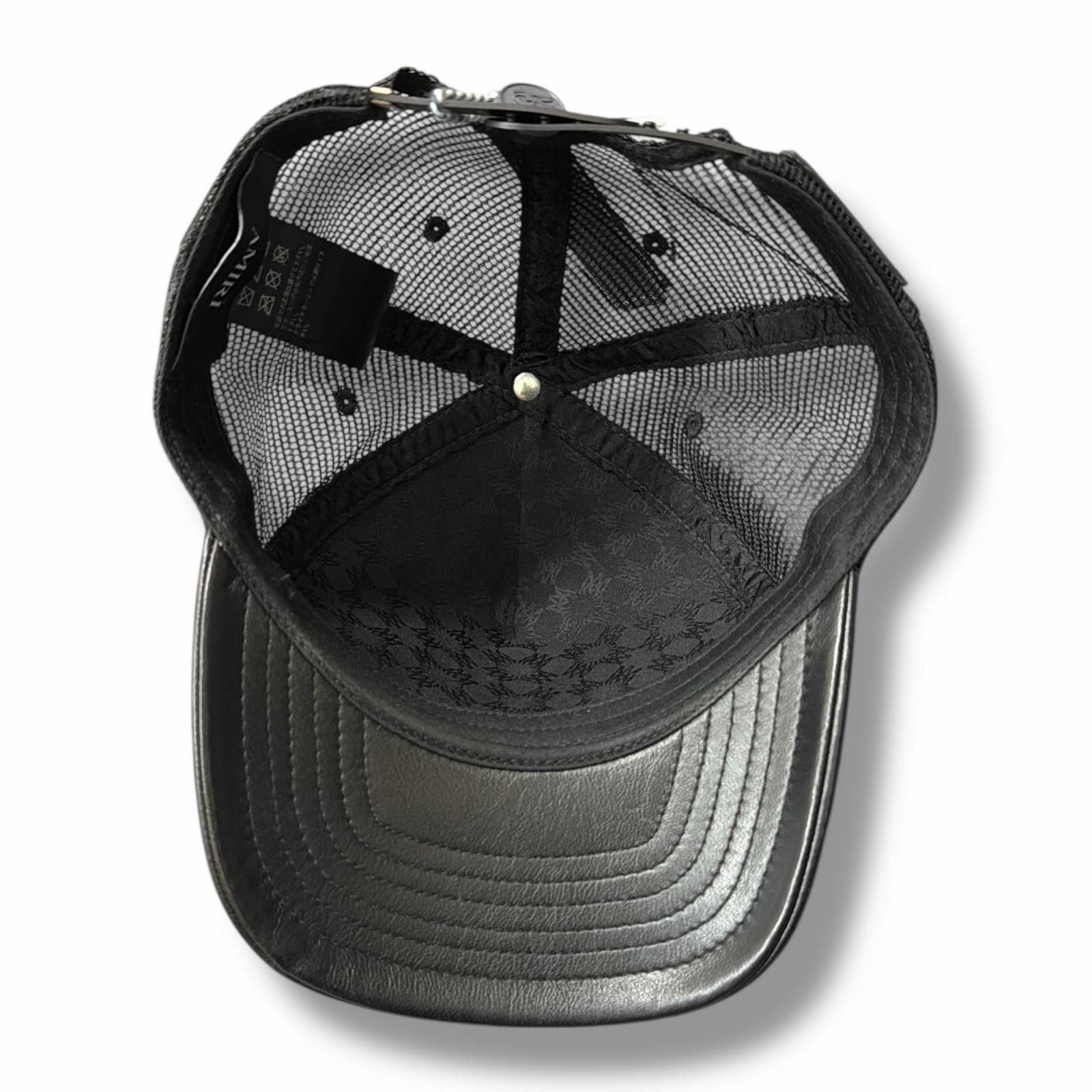 未使用 AMIRI Leather MA Trucker Cap レザートラッカーキャップ