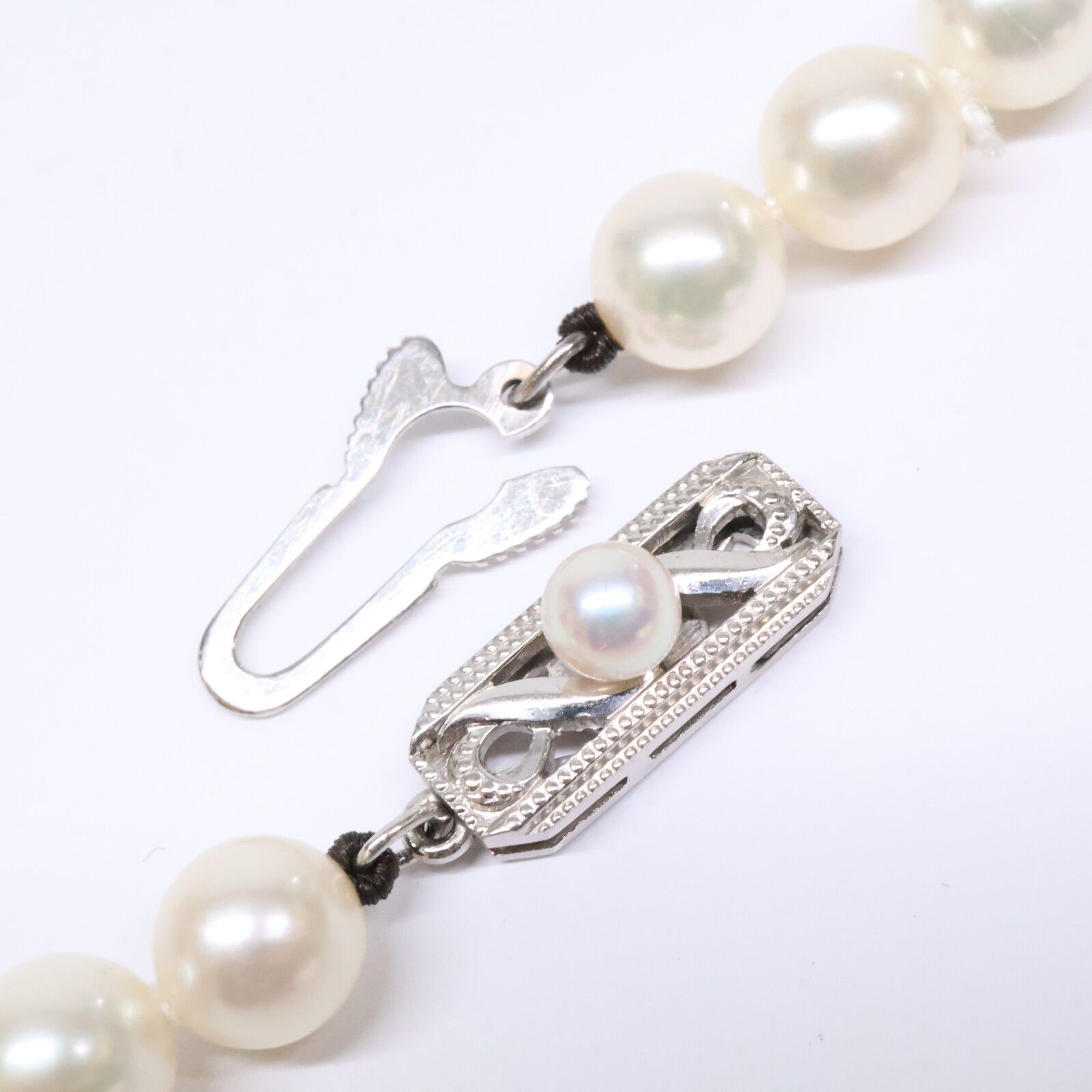 MIKIMOTOパールネックレス&イヤリング MIKIMOTO ミキモト K14 58P 6.3-6.7mm/7.9mm パールネックレス・パール