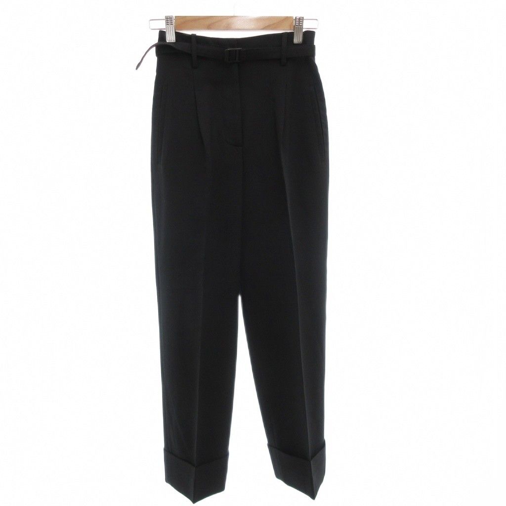 ニールバレット Neil Barrett パンツ スラックス 黒 ブラック ベルト