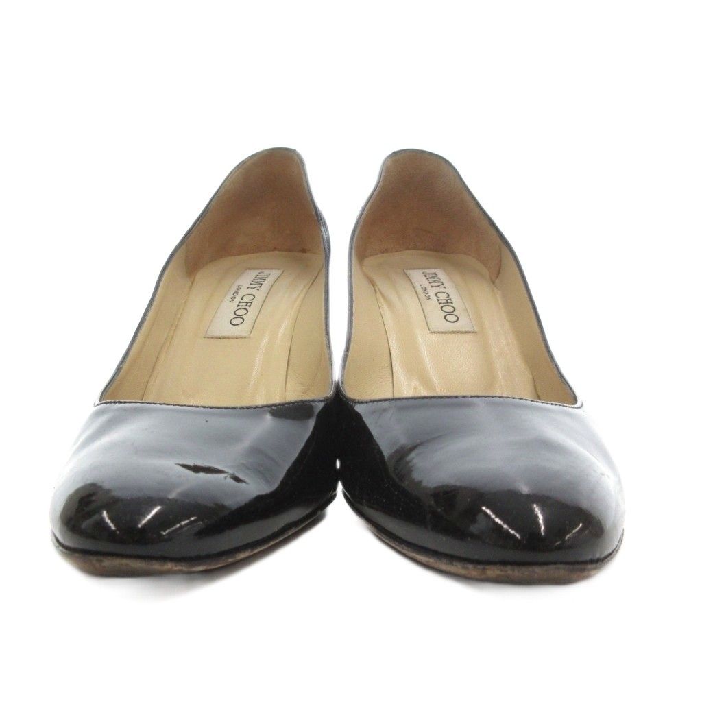 ジミーチュウ JIMMY CHOO パンプス ピンヒール ラウンドトゥ エナメル