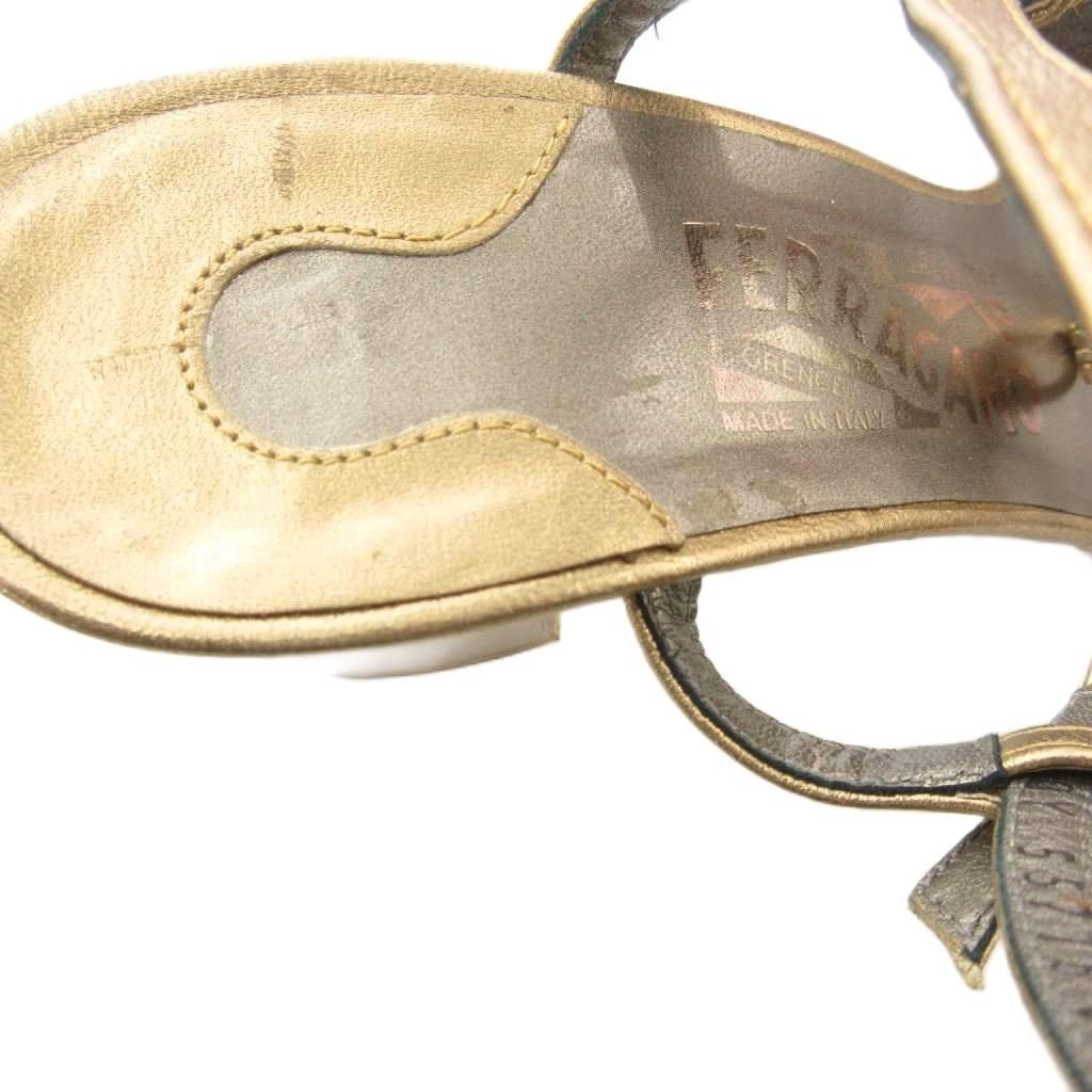 kii【Salvatore Ferragamo】ガンチーニ ヒールサンダル Sandal with Gancini ornament - Women | Ferragamo