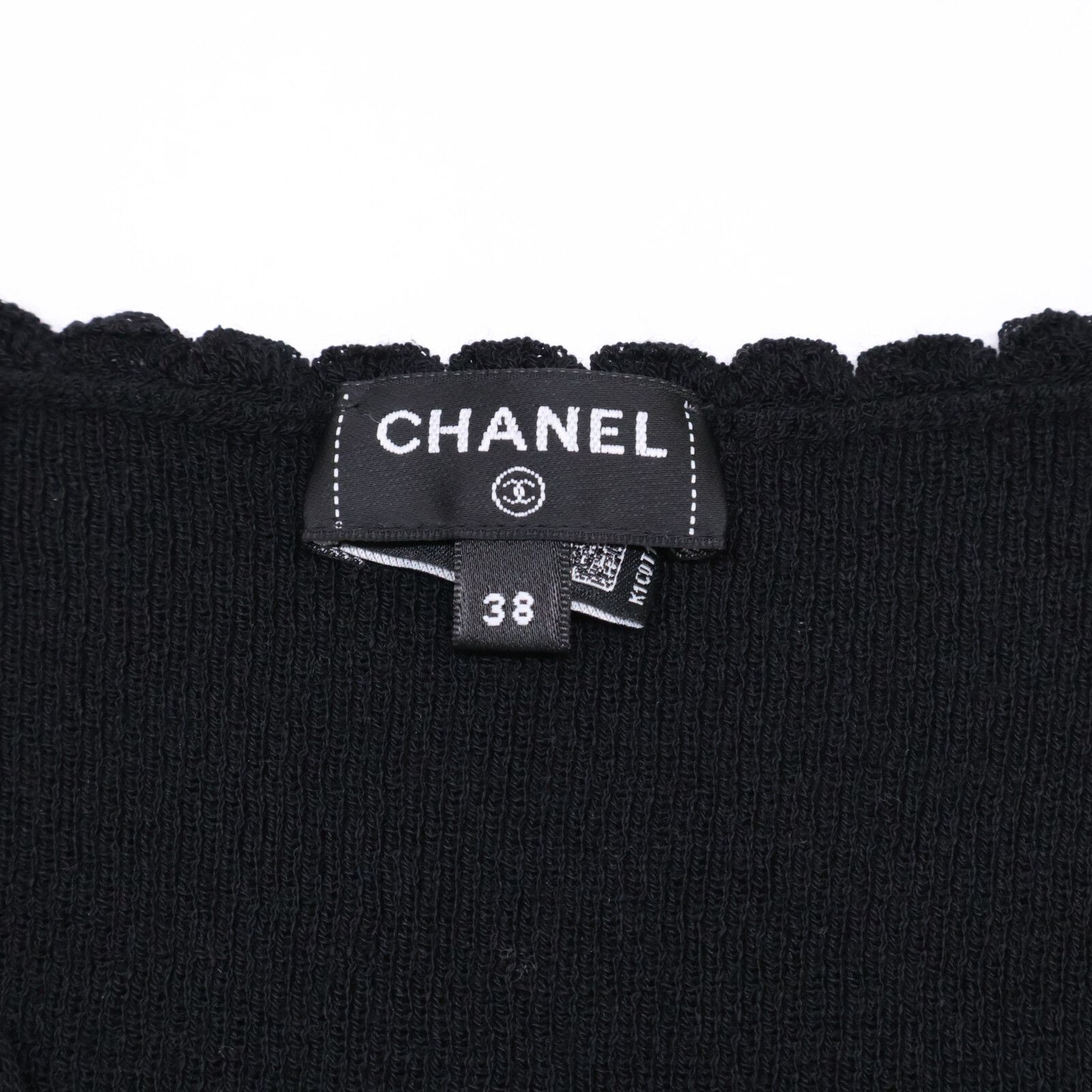 CHANEL シャネル 国内正規 P78389K11301 ノースリーブ ワンピース 38  