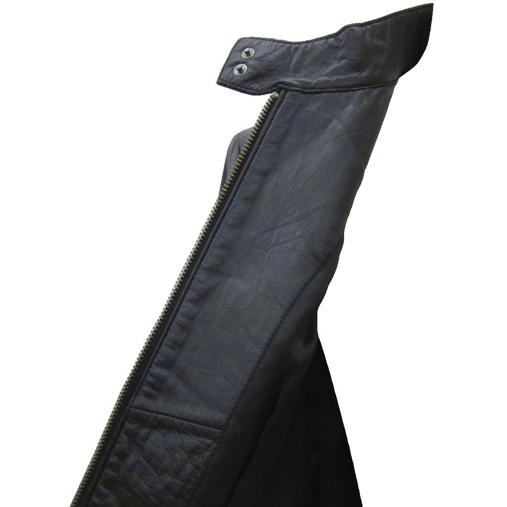 アナイ ANAYI ライダースジャケット 革ジャン カウレザー 38 黒